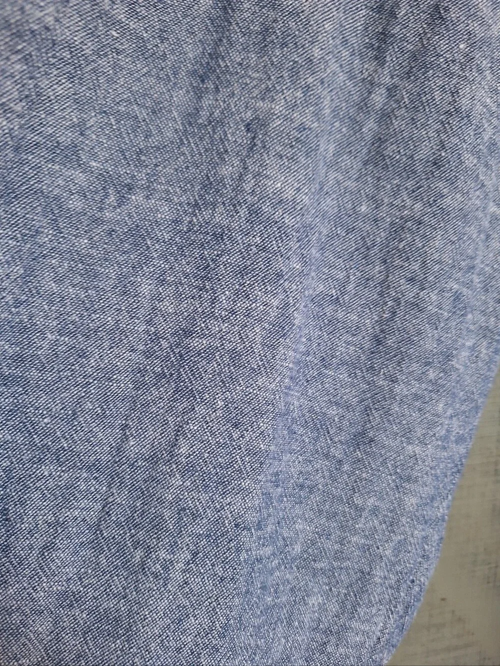 Old Navy M Linen Blend Pans Chambray Blue